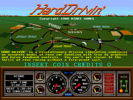 Hard Drivin' (cockpit, rev 7)